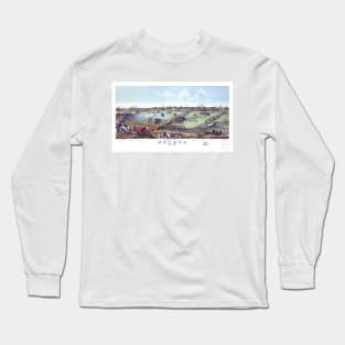 TOLEDO OHIO city old map Long Sleeve T-Shirt